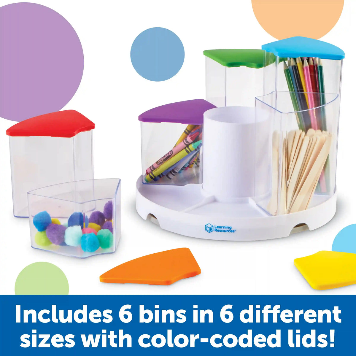 Learning Resources Create-a-Space ™ See-Thru Spinning Bins