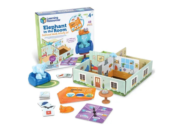 Learning Resources Elephant In The Room Positional Word Activity