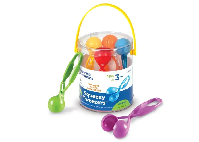 Learning Resources Squeezy Tweezers ™ , Set of 6