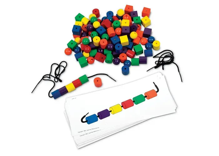 Learning Resources Beads & Pattern Cards Activity Set