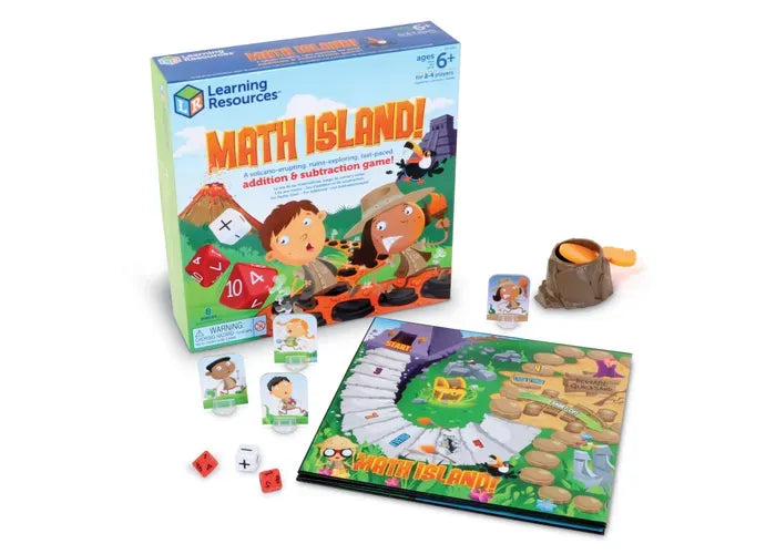 Learning Resources Math Island! Addition & Subtraction Game