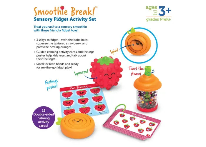 Learning Resources Smoothie Break! Sensory Fidget Activity Set