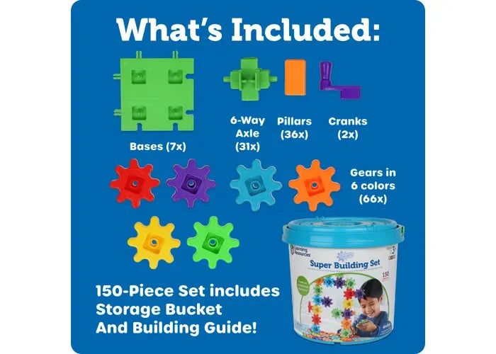 Learning Resources Gears! Gears! Gears! ® Super Building Set
