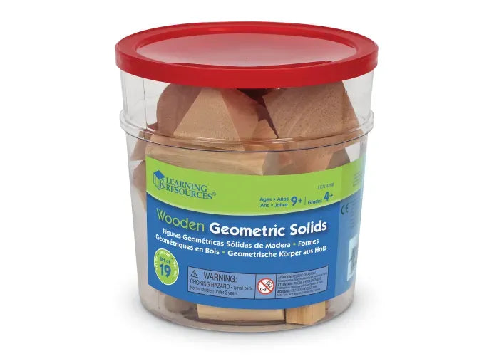 Learning Resources Wooden Geometric Solids