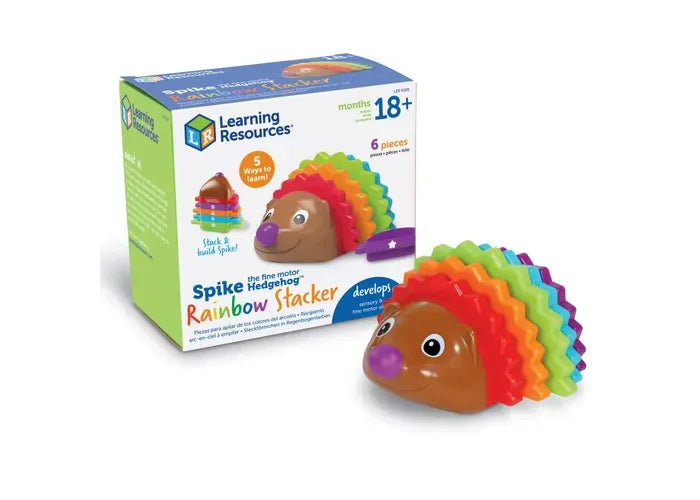 Learning Resources Spike the Fine Motor Hedgehog ® Rainbow Stacker