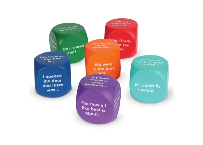 Learning Resources Writing Prompt Cubes