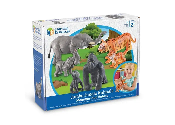 Learning Resources Jumbo Jungle Animals - Mommas and Babies