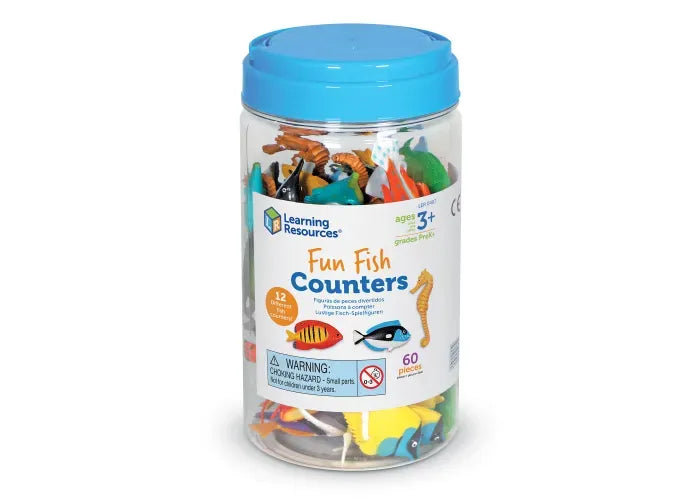 Learning Resources Fun Fish Counters, Set of 60