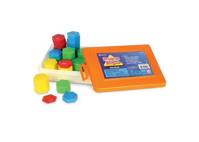 Learning Resources Hexagram ® Metric Weight Set