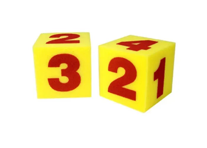 Learning Resources Giant Soft Number Cubes, Set of 2