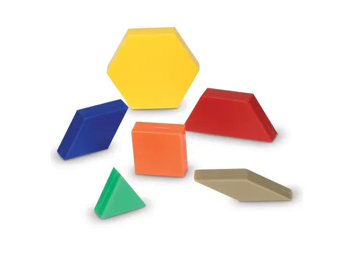 Learning Resources Plastic Pattern Blocks - 1 cm, Set of 250