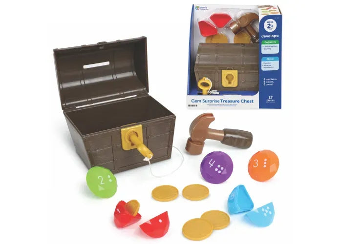 Learning Resources Gem Surprise Treasure Chest