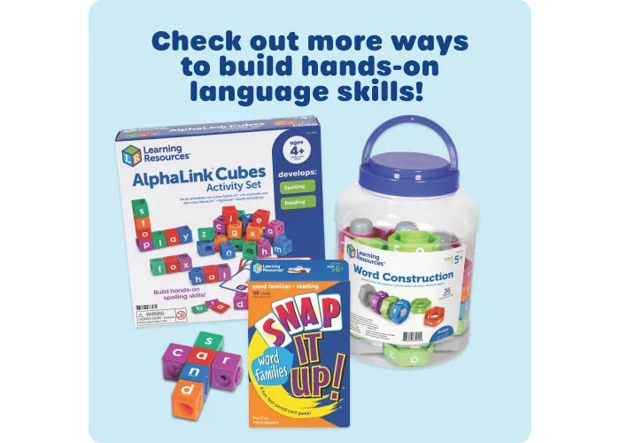 Learning Resources AlphaLink ™ Cubes Activity Set