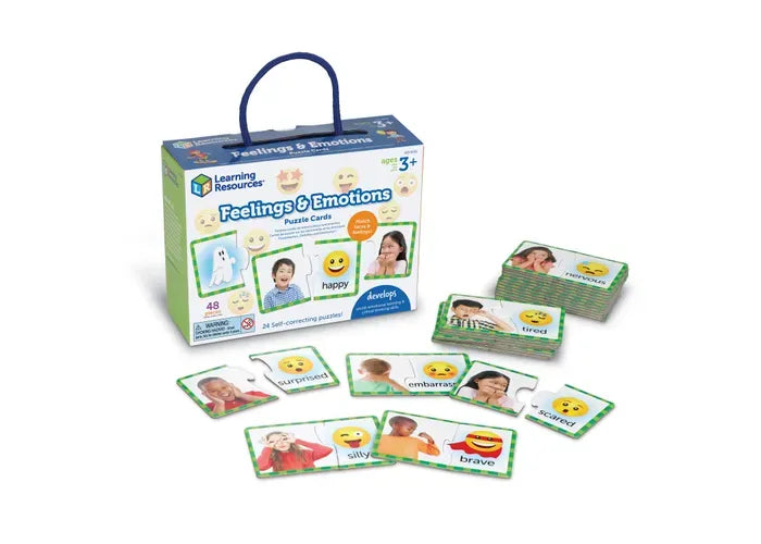 Learning Resources Feelings & Emotions Puzzle Cards