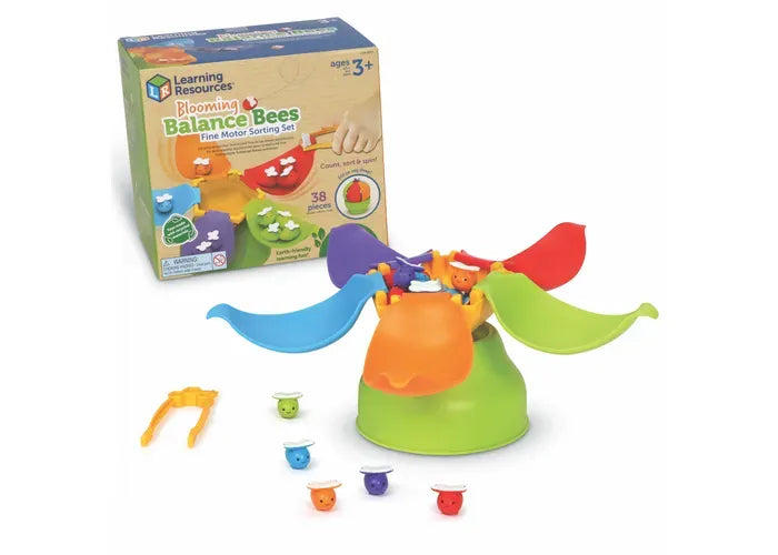 Learning Resources Blooming Balance Bees Fine Motor Sorting Set