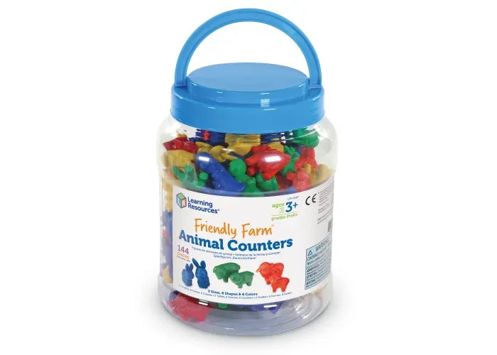 Learning Resources Friendly Farm ® Animal Counters, Set of 144