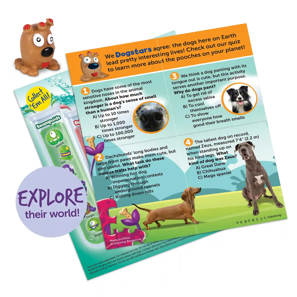 Learning Resources Beaker Creatures ® 6-Pack Reactor Pods, Series 2