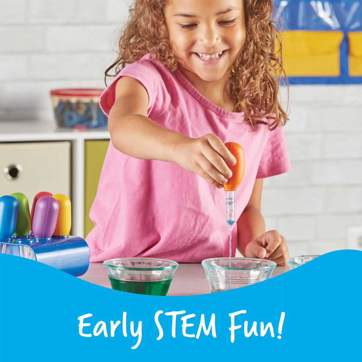 Learning Resources Primary Science ® Jumbo Eyedroppers with Stand