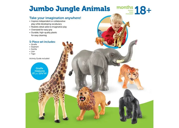 Learning Resources Jumbo Jungle Animals
