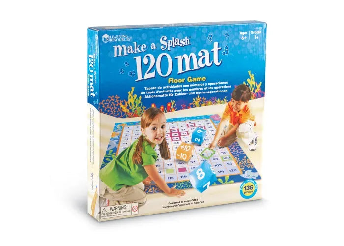 Learning Resources Make a Splash ™ 120 Mat Floor Game
