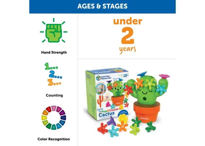 Learning Resources Carlos the Pop & Count Cactus ™