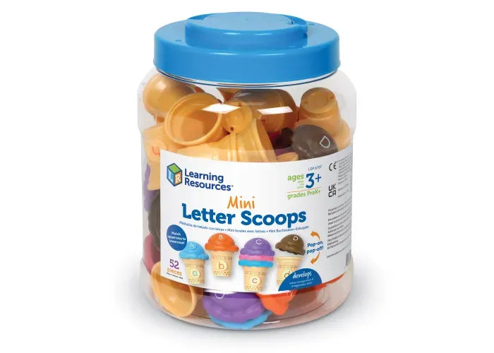 Learning Resources Mini Letter Scoops