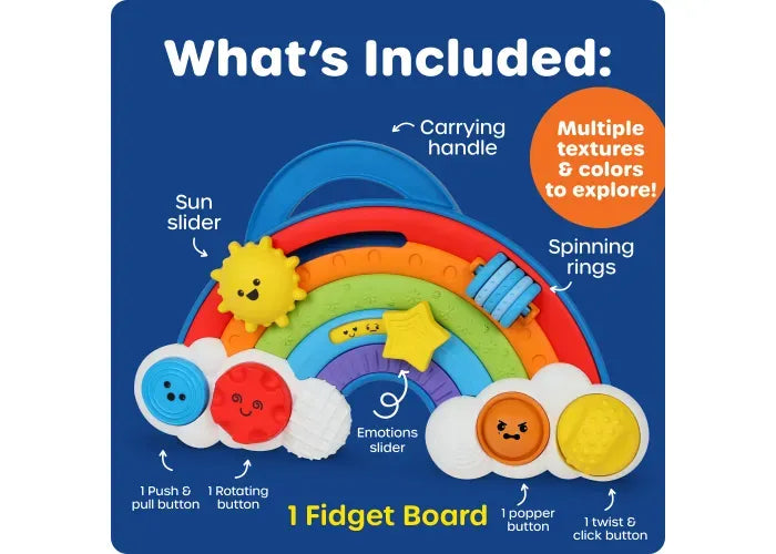 Learning Resources Rainbow Busy Board
