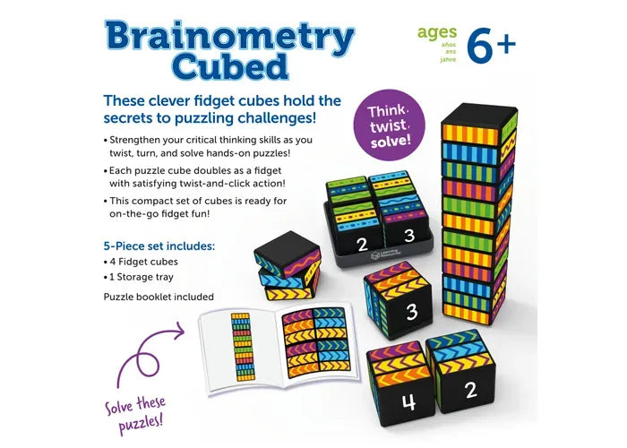 Learning Resources Brainometry Cubed