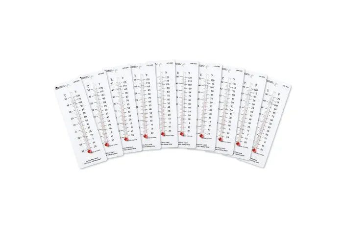 Learning Resources Student Thermometers, Set of 10