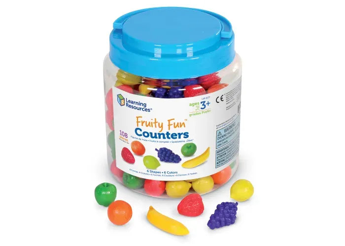 Learning Resources Fruity Fun ™ Counters, Set of 108
