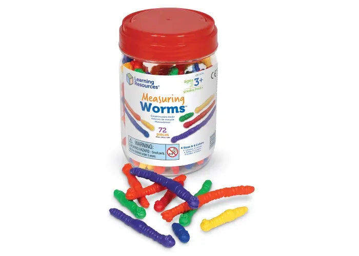 Learning Resources Measuring Worms ™ , Set of 72