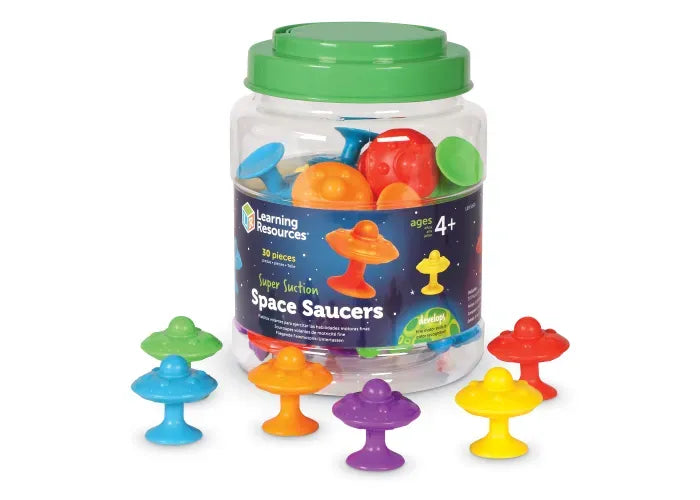 Learning Resources Super Suction Space Saucers