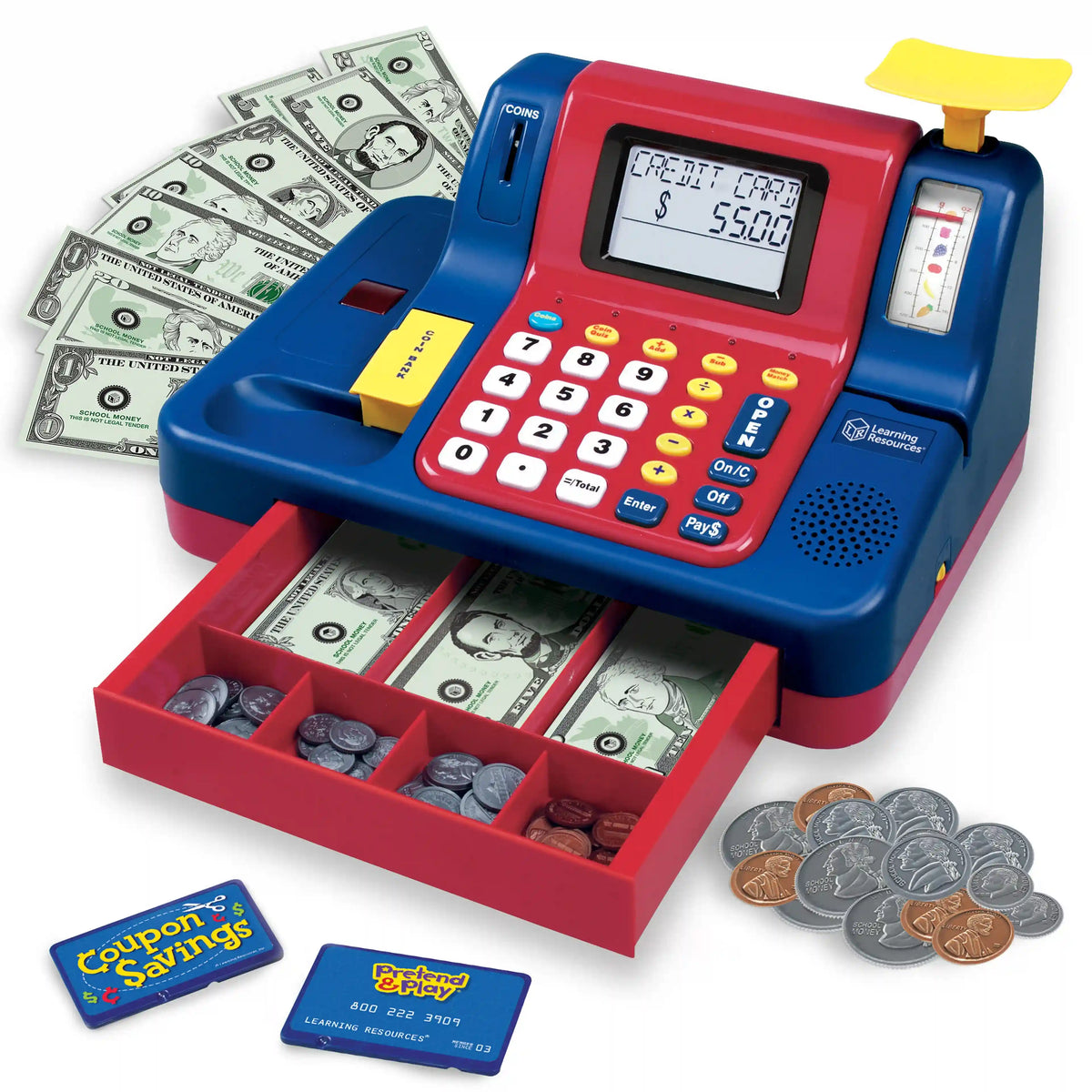 Learning Resources Pretend & Play ® Teaching Cash Register