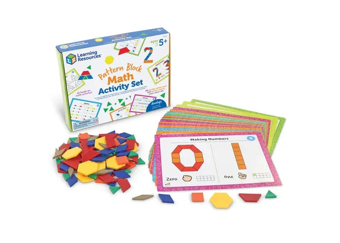 Learning Resources Pattern Block Math Activity Set