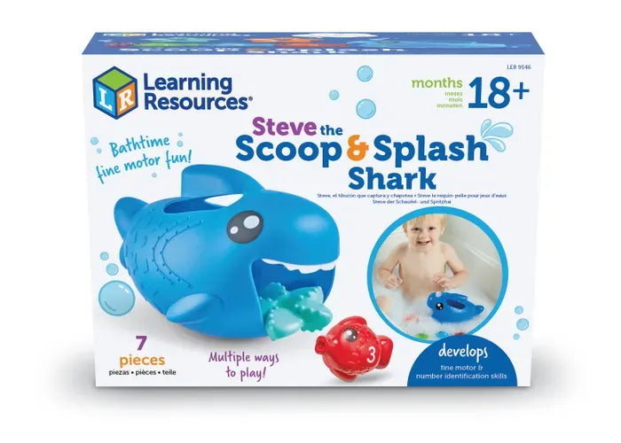 Learning Resources Steve the Scoop & Splash Shark ™