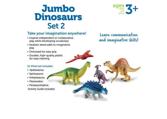 Learning Resources Jumbo Dinosaurs Set 2