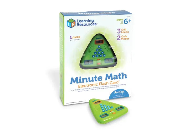 Learning Resources Minute Math Electronic Flash Card
