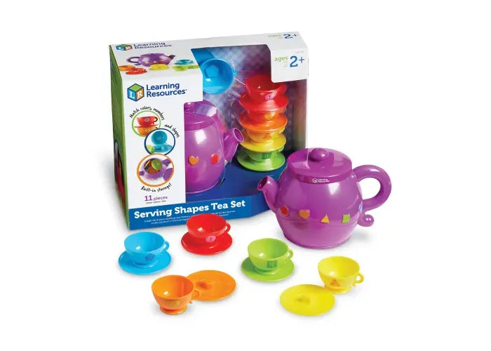 Learning Resources Serving Shapes Tea Set