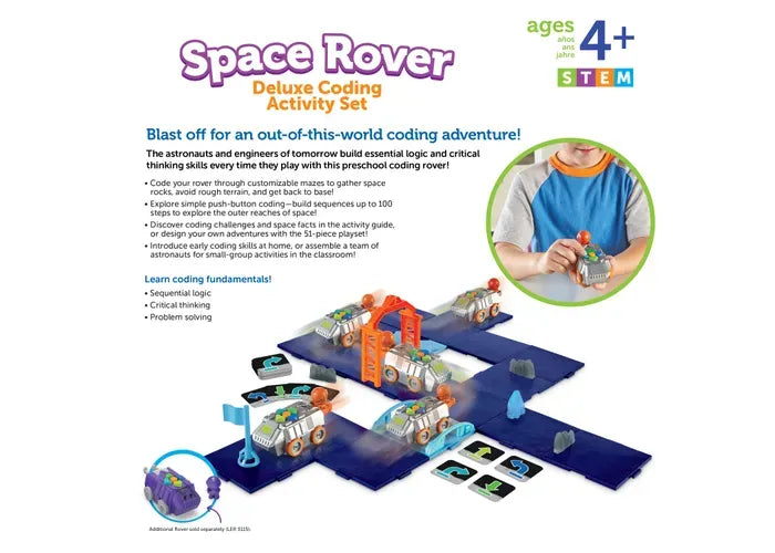 Learning Resources Space Rover Deluxe Coding Activity Set