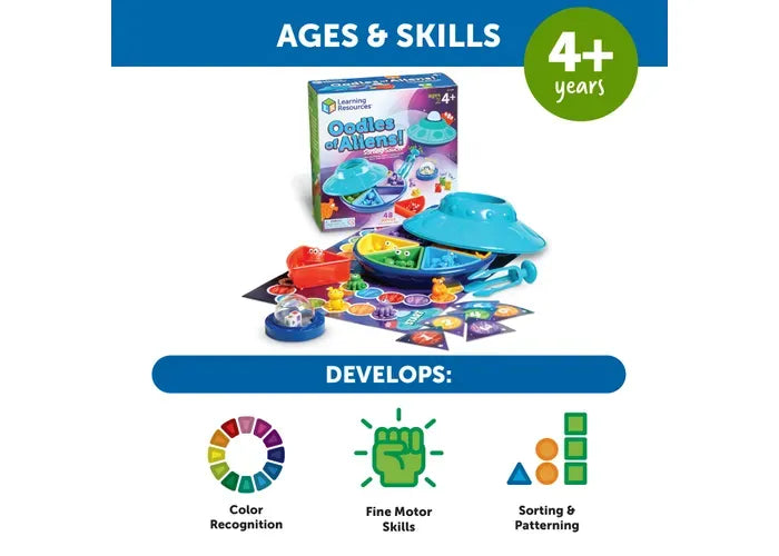 Learning Resources Oodles of Aliens ™ Sorting Saucer