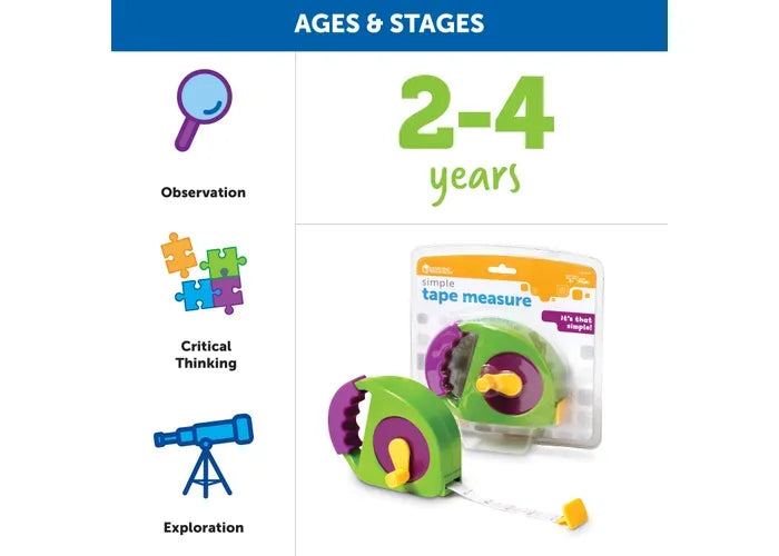 Learning Resources Simple Tape Measure