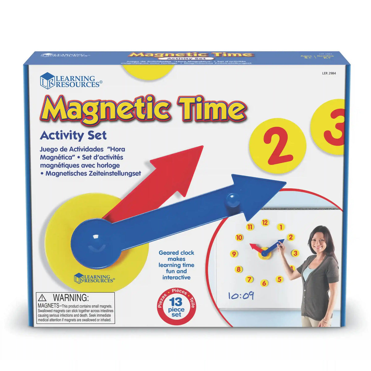 Learning Resources Magnetic Time Activity Set