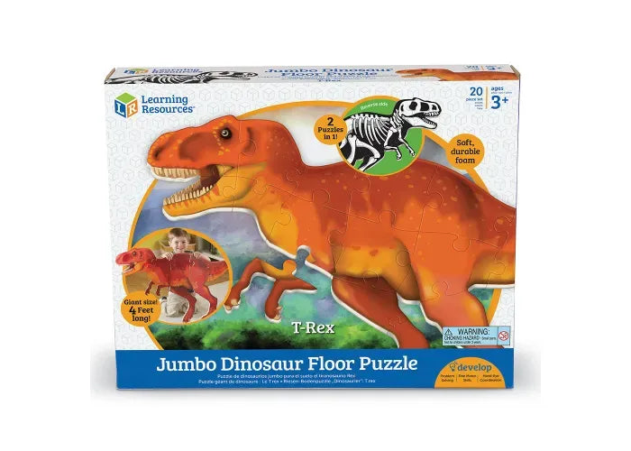 Learning Resources Jumbo Dinosaur Floor Puzzle T-Rex