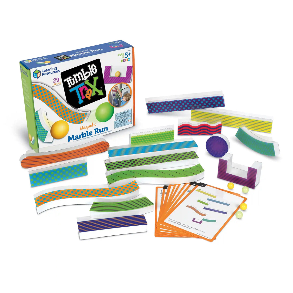 Learning Resources Tumble Trax ® Magnetic Marble Run
