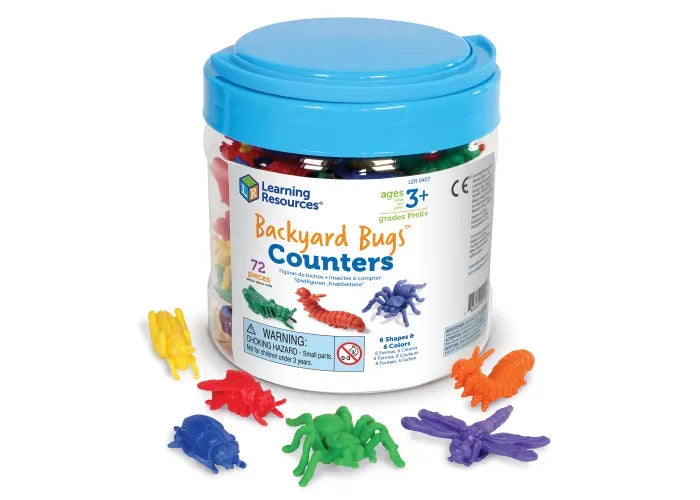 Learning Resources Backyard Bugs ™ Counters, Set of 72