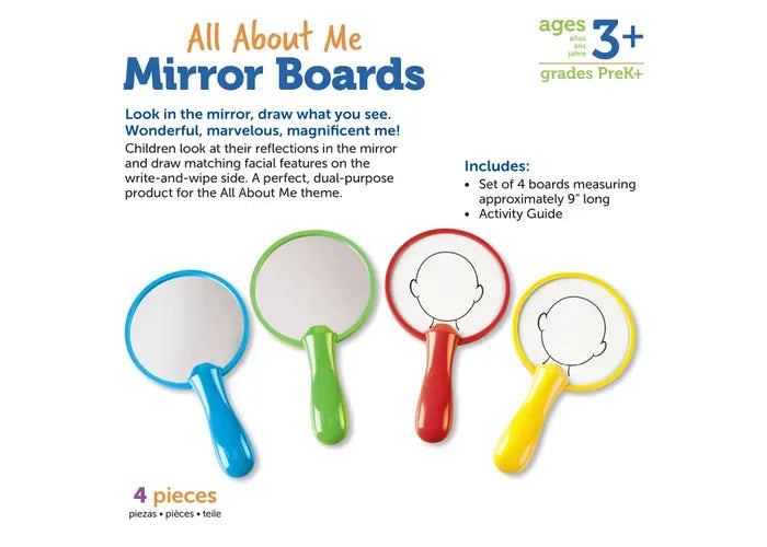 Learning Resources All About Me Mirror Boards