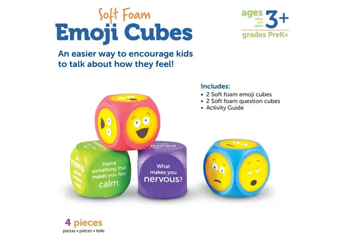 Learning Resources Soft Foam Emoji Cubes