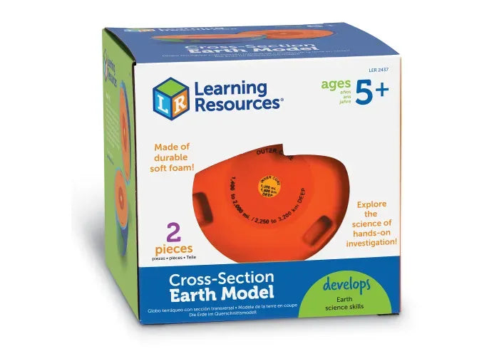 Learning Resources Soft Foam Cross-Section Earth Model