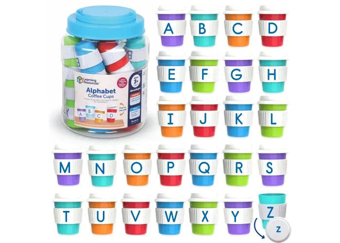Learning Resources Alphabet Coffee Cups
