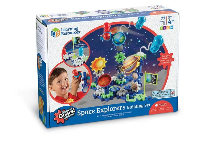 Learning Resources Gears! Gears! Gears! ® Space Explorers Building Set